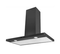 Hotte décorative murale 90cm 63db 564m3/h noir AHBF971BK