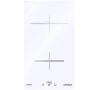 airlux table induction domino 30cm 2 foyers blanc ati322wh
