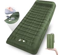Airminti Matelas Autogonflant 12cm - Tapis Gonflable Ultraléger avec Pompe à Pied et Oreiller, Épais et Confortable pour Plage, Trekking et Randonnée