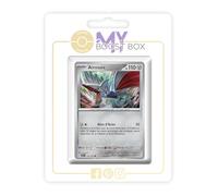 Airmure 124/191 Reverse - Myboost X Écarlate et Violet 8 Étincelles Déferlantes - Coffret de 10 Cartes Pokémon Françaises
