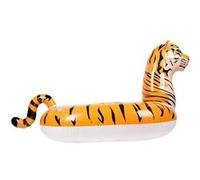 AIRMYFUN Bouée Gonflable XXL Chevauchable, Piscine & Plage, Flotteur Deluxe - Tigre - 150x105x100cm Orange G
