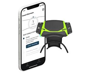 Airofit Active Entraîneur respiratoire et Application de Respiration virtuelle | Bien-être général, améliorer la capacité pulmonaire, Mode de Vie Actif | Excellent pour Le Sport et Le Bien-être