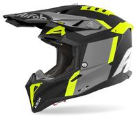 Airoh Aviator 3 Glory Casque de motocross, Jaune mat, Taille XS (53/54)