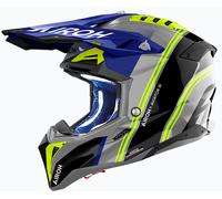 Casque Tout-Terrain Airoh AVIATOR 3 HIMA Blue Gloss