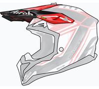 Airoh Aviator 3 League, pic Noir/Gris/Rouge Noir/Gris/Rouge