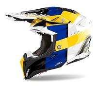 AIROH Aviator 3 Monarch Blue/YELLOW Gloss S