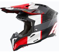 Airoh Aviator 3 Monarch, casque de motocross XS Mat Gris/Noir/Rouge/Blanc Mat Gris/Noir/Rouge/Blanc
