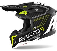 Casque de motocross Airoh Aviator 3 Primal 3K Carbon