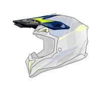 Airoh Aviator 3 Push Blue Gloss Peak Kit