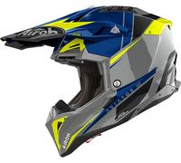 AIROH Casque moto Aviator 3 Push Blue Gloss L