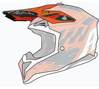 Airoh Aviator 3 Rampage, pic Orange/Vert/Noir Orange/Vert/Noir