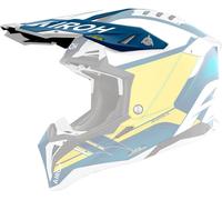 Airoh Aviator 3 Saber casque visière Matt Blanc Bleu