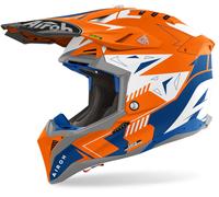 Airoh Aviator 3 Spin Casque de motocross, orange, taille S pour homme