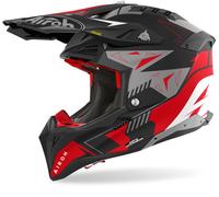 Airoh Aviator 3 Spin Casque de motocross, rouge, taille S pour homme