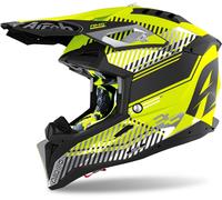 Airoh Aviator 3 Wave Carbon Casque Motocross, Jaune mat, Taille XS (53/54)