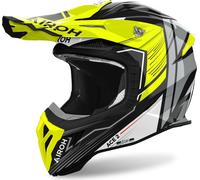 Airoh Aviator Ace 2 Engine Motocross Helmet, noir/gris/jaune, XS (53/54)