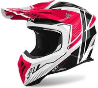 Airoh Aviator Ace 2 Engine Motocross Helmet, rouge/noir/blanc, M (57/58)