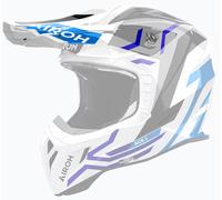 Airoh Aviator Ace 2 Ground, pic Blanc/Gris/Bleu Blanc/Gris/Bleu