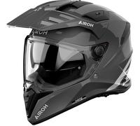Airoh Bandit Solid, casque d aventure L Gris Foncé/Gris Clair Gris Foncé/Gris Clair