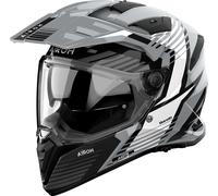 Airoh Bandit Spicy, casque d aventure L Gris/Blanc/Noir Gris/Blanc/Noir
