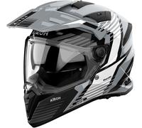 Airoh Bandit Spicy, casque d aventure XXL Gris/Gris Clair/Noir Gris/Gris Clair/Noir