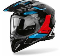 Airoh Bandit Tune Casque d’enduro, noir/bleu/rouge, Taille XXL (63)