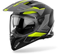Airoh Bandit Tune Casque d’enduro, noir mat/gris/jaune néon, Taille L (59/60)