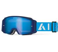 Airoh Blast XR1 Lunettes de motocross, blanc-bleu pour homme