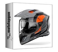 airoh Casque Dual pour Moto Bandit bah32 Horn Orange Mat Taille XS mototopgun ai64a13111hoc