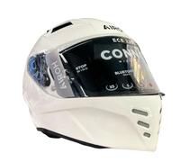 Airoh Casque intégral Connor Gloss blanc brillant 2206 de moto