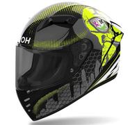 Airoh Casque Intégral Connor Gamer Noir Jaune Brillant ECE 2206