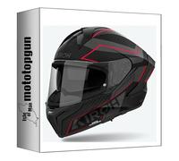 airoh Casque intégral pour Moto matryx mxse55 Sentinel Rouge Mat Taille XS mototopgun ai47a13111src