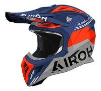 Airoh Casque de cross Aviator Ace 2 Fury brillant Gris Bleu Orange