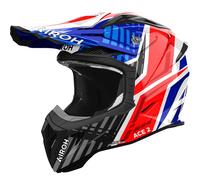 AIROH Casque moto Aviator Ace 2 Proud Blue / Red 2024 XS