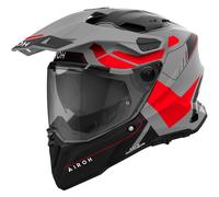 AIROH Casque moto Commander 2 Reveal Red Fluo Matt S