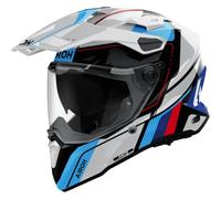 Airoh Commander 2 Skip, casque d aventure S Blanc/Bleu/Rouge Blanc/Bleu/Rouge