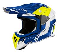 Airoh Casque Tout-Terrain Aviator Ace 2 Shield Bleu/Jaune Taille L