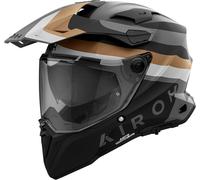 Airoh Commander 2 Doom, casque enduro XL Mat Noir/Gris/Or Mat Noir/Gris/Or