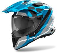 Airoh Commander 2 Mavick, casque enduro XL Gris/Bleu/Noir Gris/Bleu/Noir