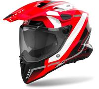 Airoh Commander 2 Mavick Casque de Motocross, Schwarz/Rot/weiß, L (59/60)