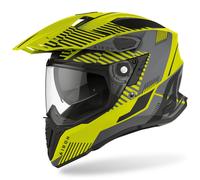 Airoh Commander Boost Casque de motocross, Jaune mat, Taille S (55/56)