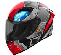 Airoh Connor Bot, casque intégral L Noir/Gris/Rouge/Bleu Noir/Gris/Rouge/Bleu