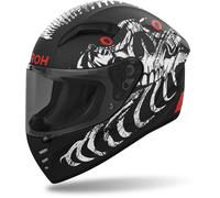 Airoh Connor Myth Casque, Noir mat/rouge/blanc, Taille XL (61/62)