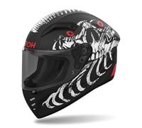 Airoh Connor Myth, casque intégral S Mat Noir/Blanc/Rouge Mat Noir/Blanc/Rouge