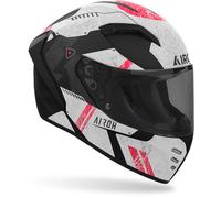Airoh Connor Omega Casque, noir-gris-rouge, taille XL pour homme