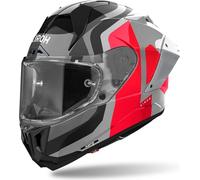 Airoh GP 800 Competition Carbon Helm, schwarz/grau/rot, L (59/60)