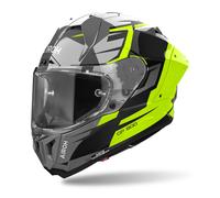 Airoh GP 800 Master Carbon Casque, noir-gris-jaune, taille S pour homme