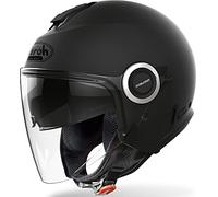 Airoh Helios Casque Moto Hommes, Noir (Noir Mat), M