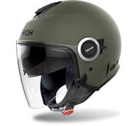 Airoh Helios Color 06 Casque Jet, Oliv Matt, M (57/58)