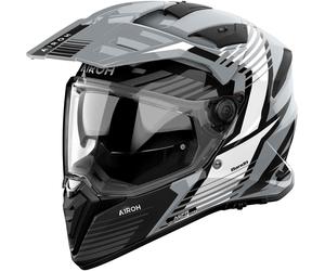 Airoh Helm Bandit Spicy schwarz/grau-rot - Größe XXL XL Gris/Gris Clair/Noir Gris/Gris Clair/Noir